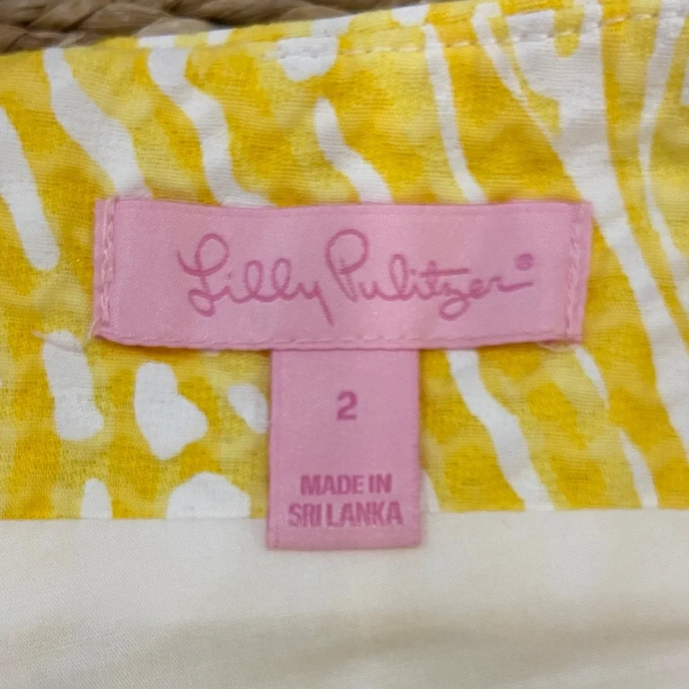 Lilly Pulitzer Yellow Skort - Picture 5 of 6